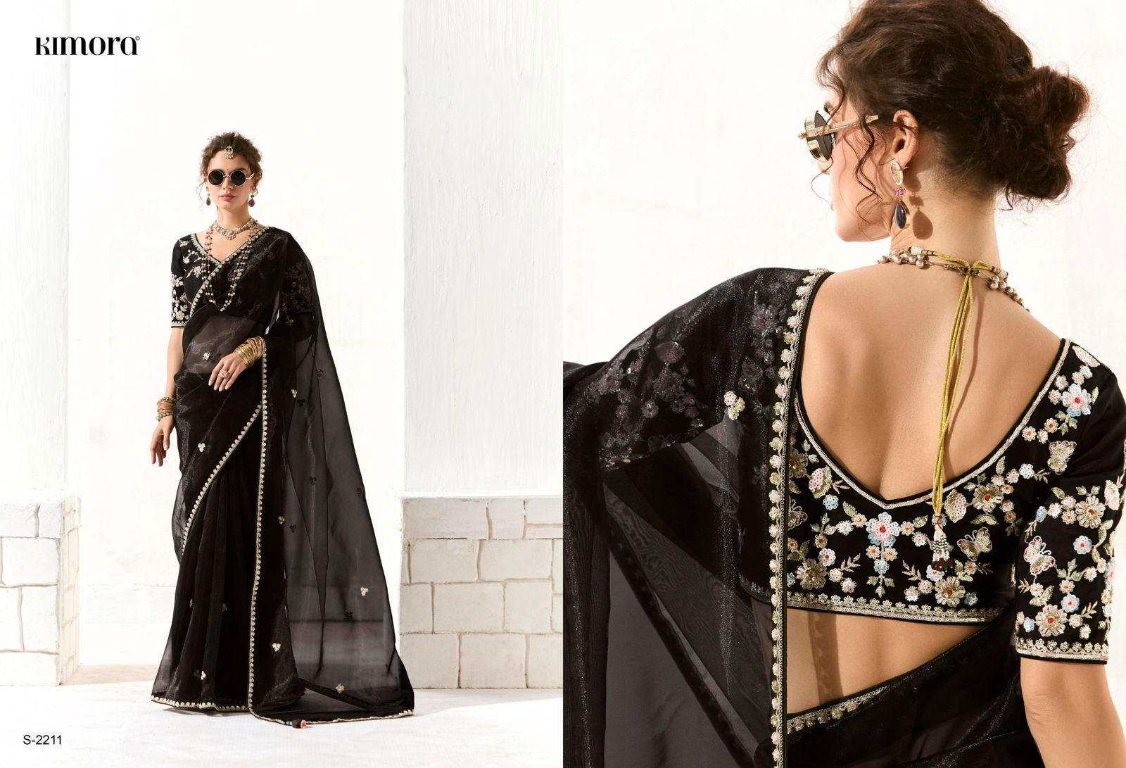 Runway By Kimora Organza Tissue Designer Saree Wholesale Shop In Surat
